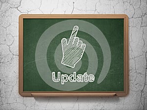Web development concept: Mouse Cursor and Update