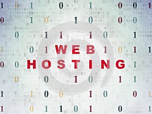 Web development concept: Web Hosting on Digital