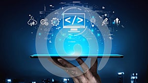 Web Development Digital Coding Interface Muxer