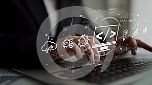 Web Development Digital Coding Interface Muxer