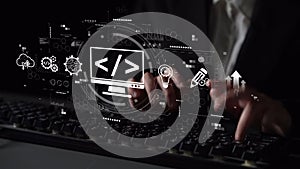 Web Development Digital Coding Interface Muxer