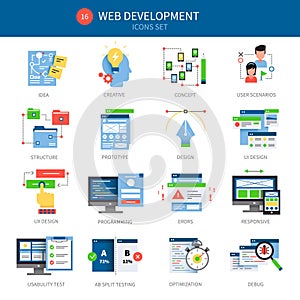 Web Development Icon Set