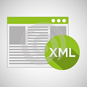 Web development page code xml