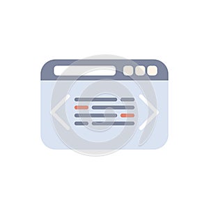 Web development programming code website browser software icon