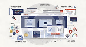 Web Development, SEO, UX UI, and E-commerce Flow