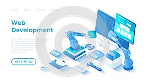 Web Development. Software Engineering and Coding Website Application. Full stack web development.