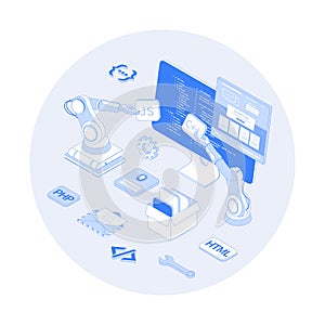 Web Development. Software Engineering and Coding Website Application. Full stack web development. Program code