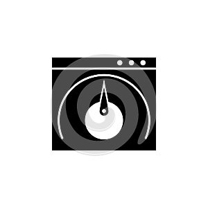 Web development, speedtest icon