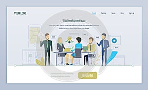 Web development team. Teamwork, on projects. Development in high-level languages.