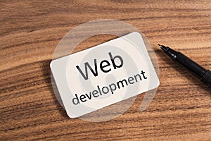 Web development word