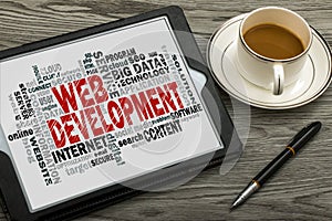 Web development word cloud