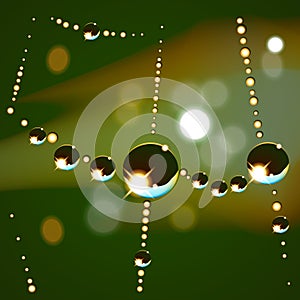 Web drops background
