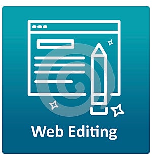 Web editing Isolated Vector icon that can easily modified or edit.