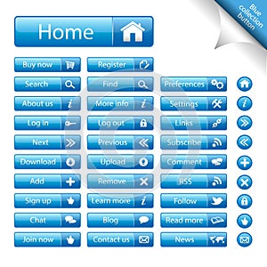 Web Elements Vector Button