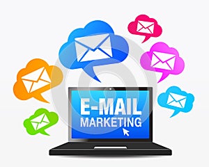 Web Email Marketing Icons