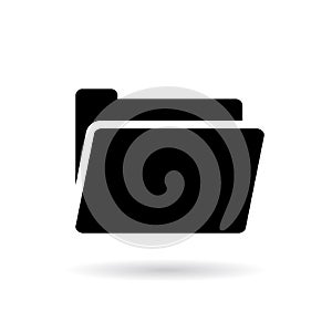 Web folder vector icon