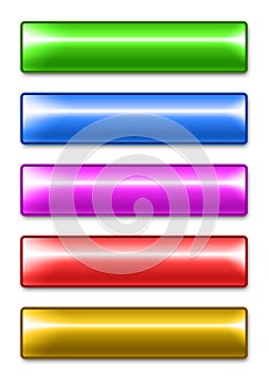 Web and game design buttons and elements, ready to use template