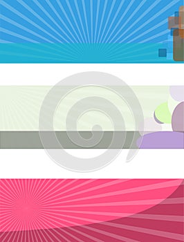 Web header banner