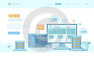 Web Hosting, Data Security, ÃÂ¡loud computing storage, Information processing, Database. Hosting servers, computer, program code,