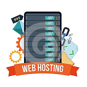 Web hosting design.