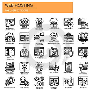 Web Hosting , Pixel Perfect Icons