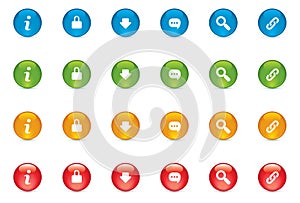 Web Icon Buttons