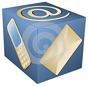Web icon for contact info