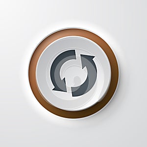 Web icon push-button reload refresh