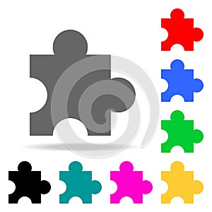 Web icon. Puzzle. Elements in multi colored icons for mobile concept and web apps. Icons for website design and development, app d