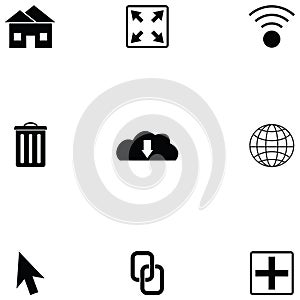 Web icon set