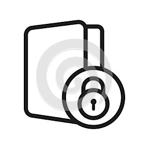 Folder lock icon.