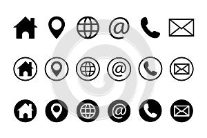 Web icon set. Website set icon vector. for computer and mobile