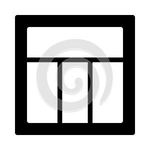 Web glyph flat vector icon