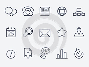 Web icons