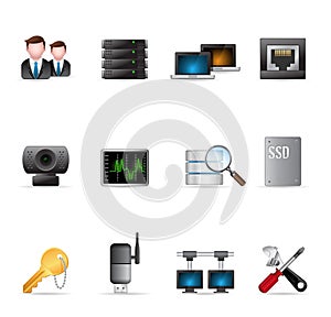 Web Icons - More Computer Network