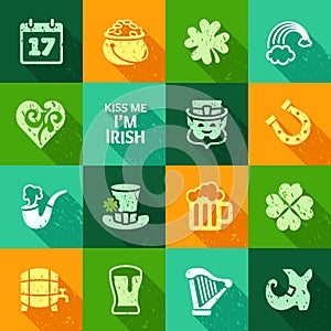 Web icons - St Patrick's Day set