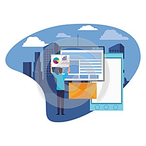 Web information with envelope