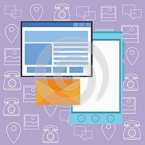 Web information with envelope