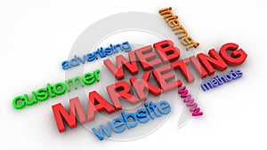 Web Marketing Concept