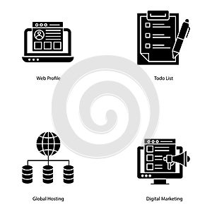 Web Marketing Filled Icons Pack