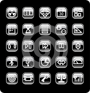 Web and media icon set
