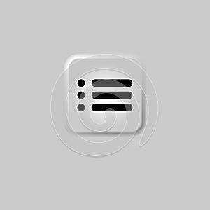 web menu icon. concept web buttons. vector illustration. Flat design style eps 10