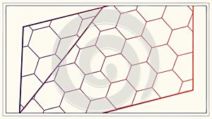 Web mesh, geometric structure and abstract pattern. vector design Generative AI