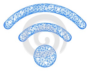 Web Mesh Wi-Fi Source Vector Icon