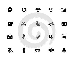 Web & Mobile Icons - 1 // 32 pixels Icons White Series
