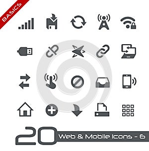 Web & Mobile Icons-6 // Basics