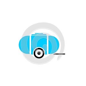 Web Mobile water storage tank icon