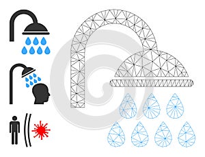 Web Net Shower Vector Icon and Original Icons