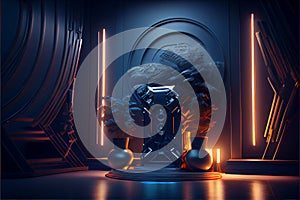 Web 3.0 is a new generation of the Internet, using blockchain, digital illustration generative AI.