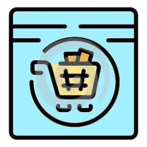 Web online offer icon vector flat